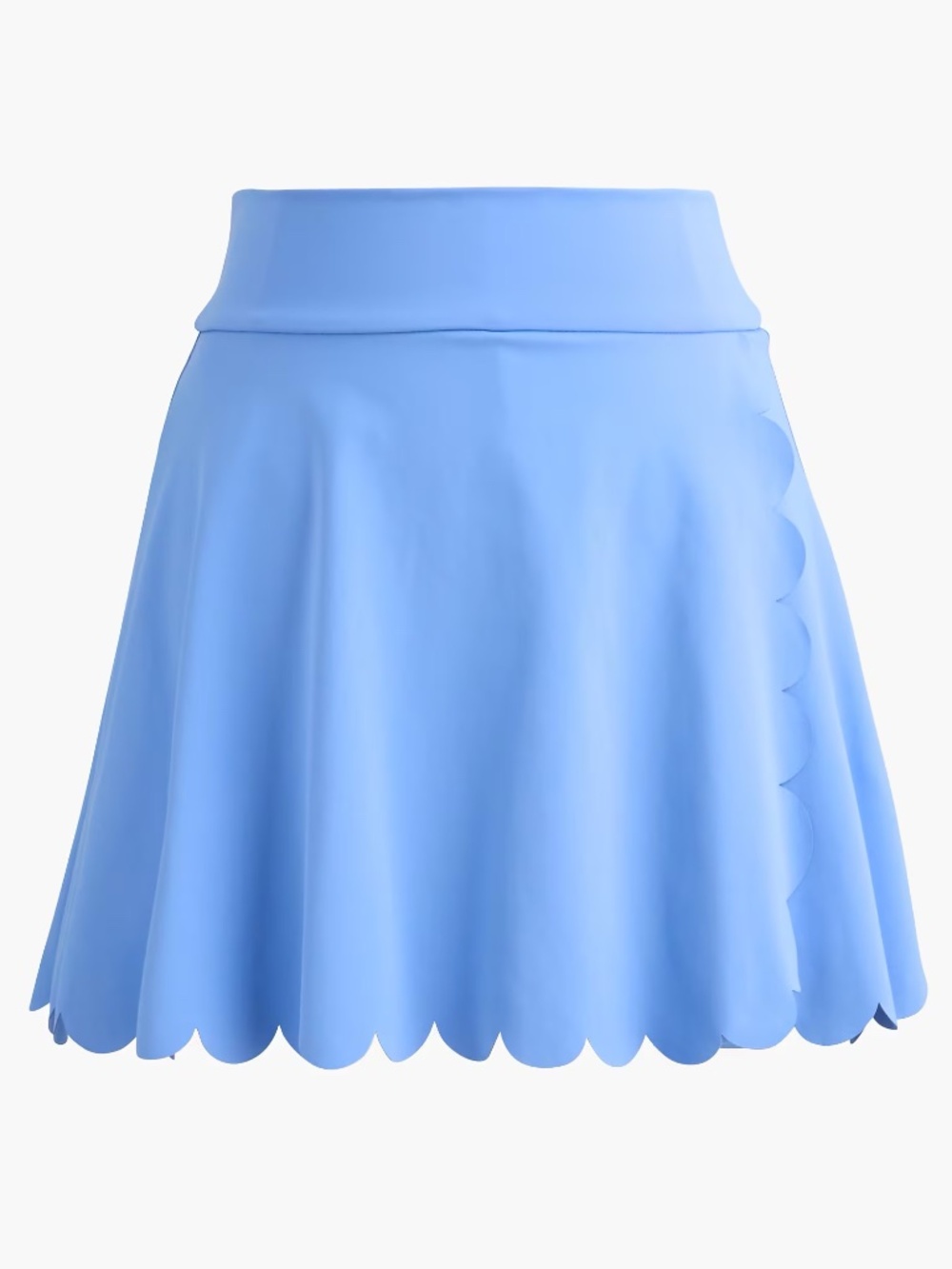 NWT J.Crew Factory Scallop Trim Active Skort Dusty Peri Small